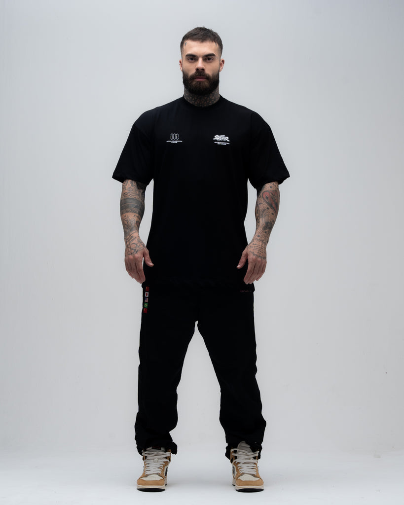 Camiseta Oversized Mith Street Fighter Blanka Brasil Preto