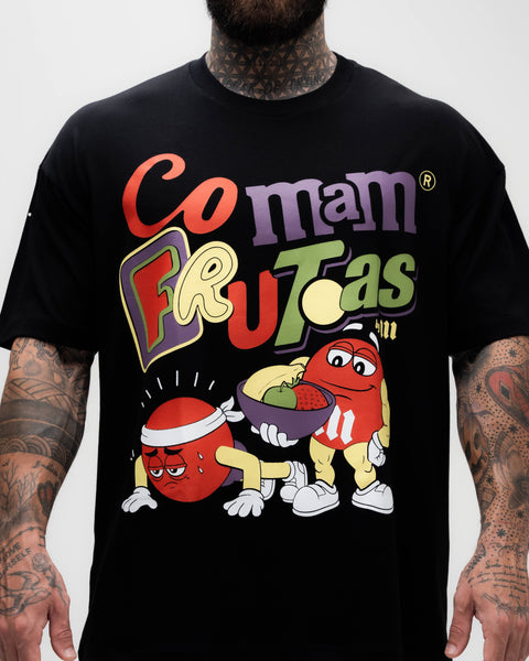 Camiseta <strong>Oversized Treino</strong> Preta Mith MMs