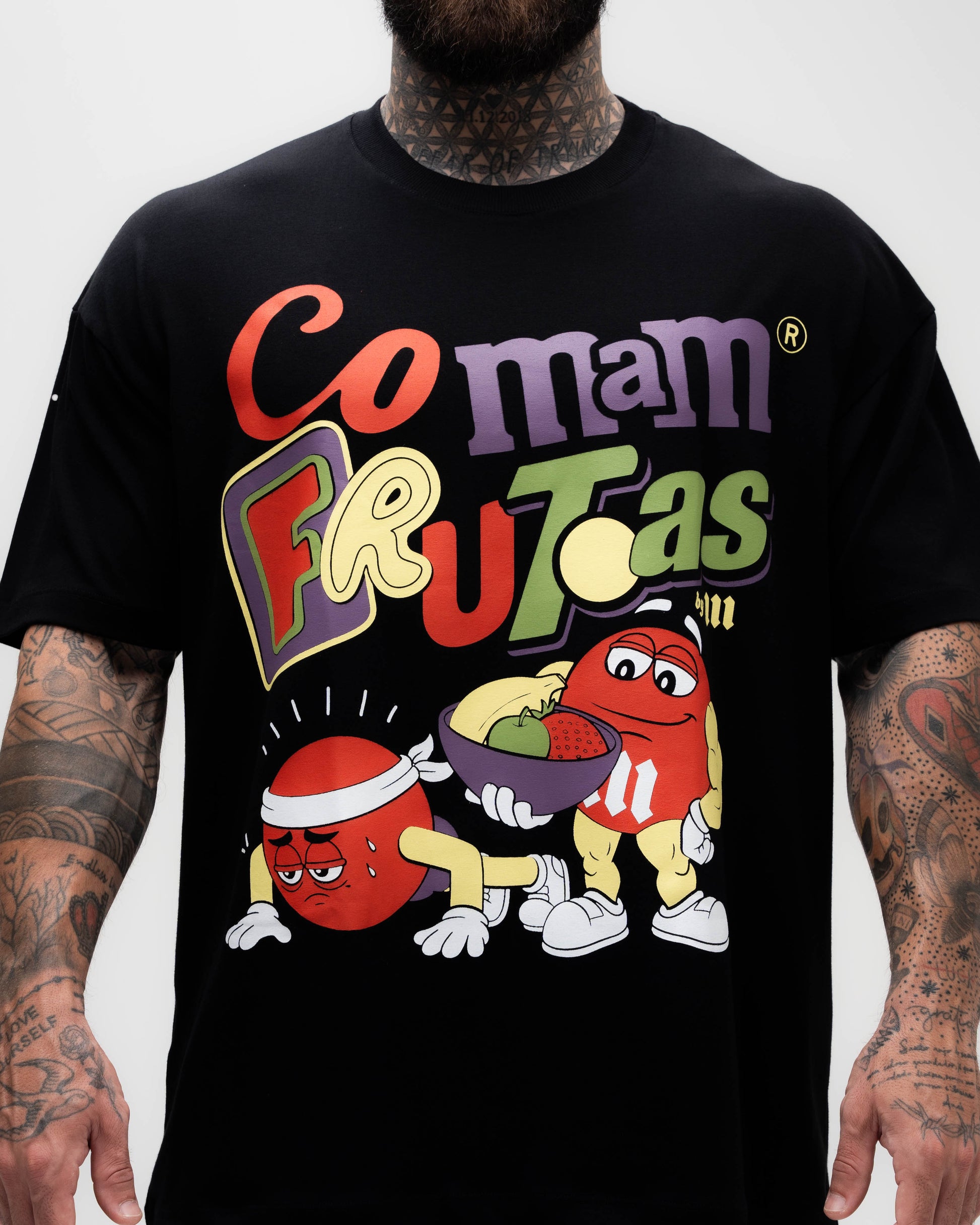 Camiseta <strong>Oversized Treino</strong> Mith MMs Preto