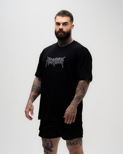 Camiseta <strong>Oversized Treino</strong> Mith Sandow Preto