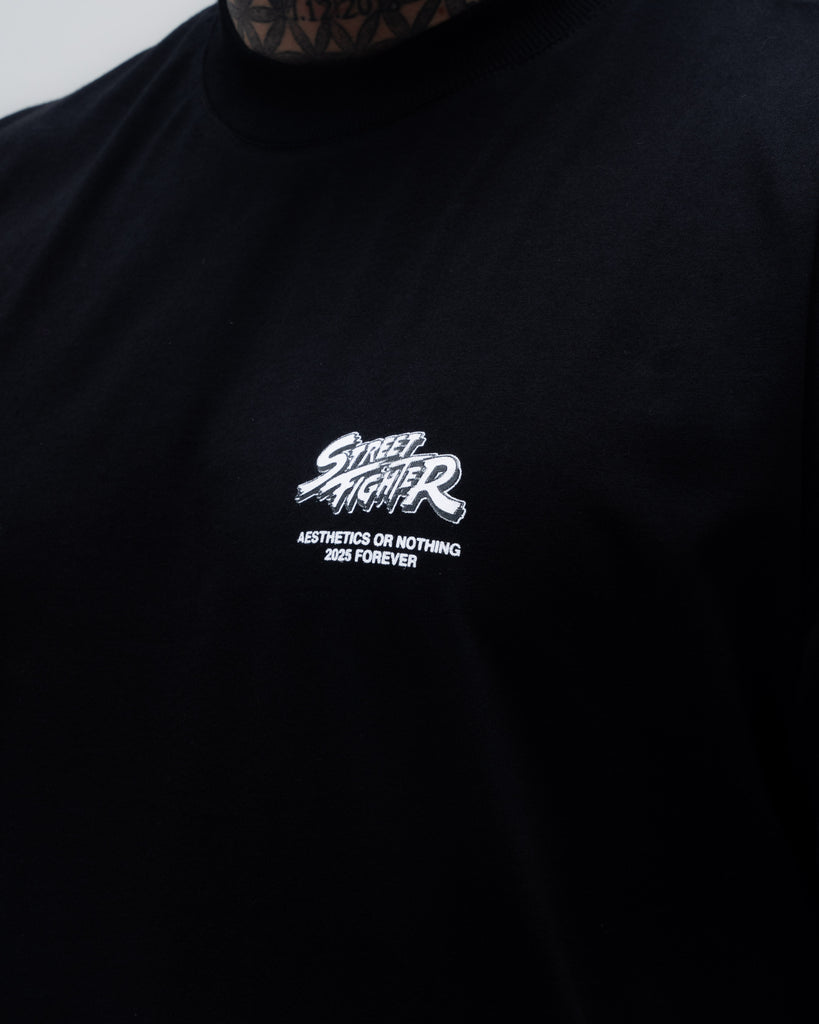 Camiseta Oversized Mith Street Fighter Blanka Brasil Preto