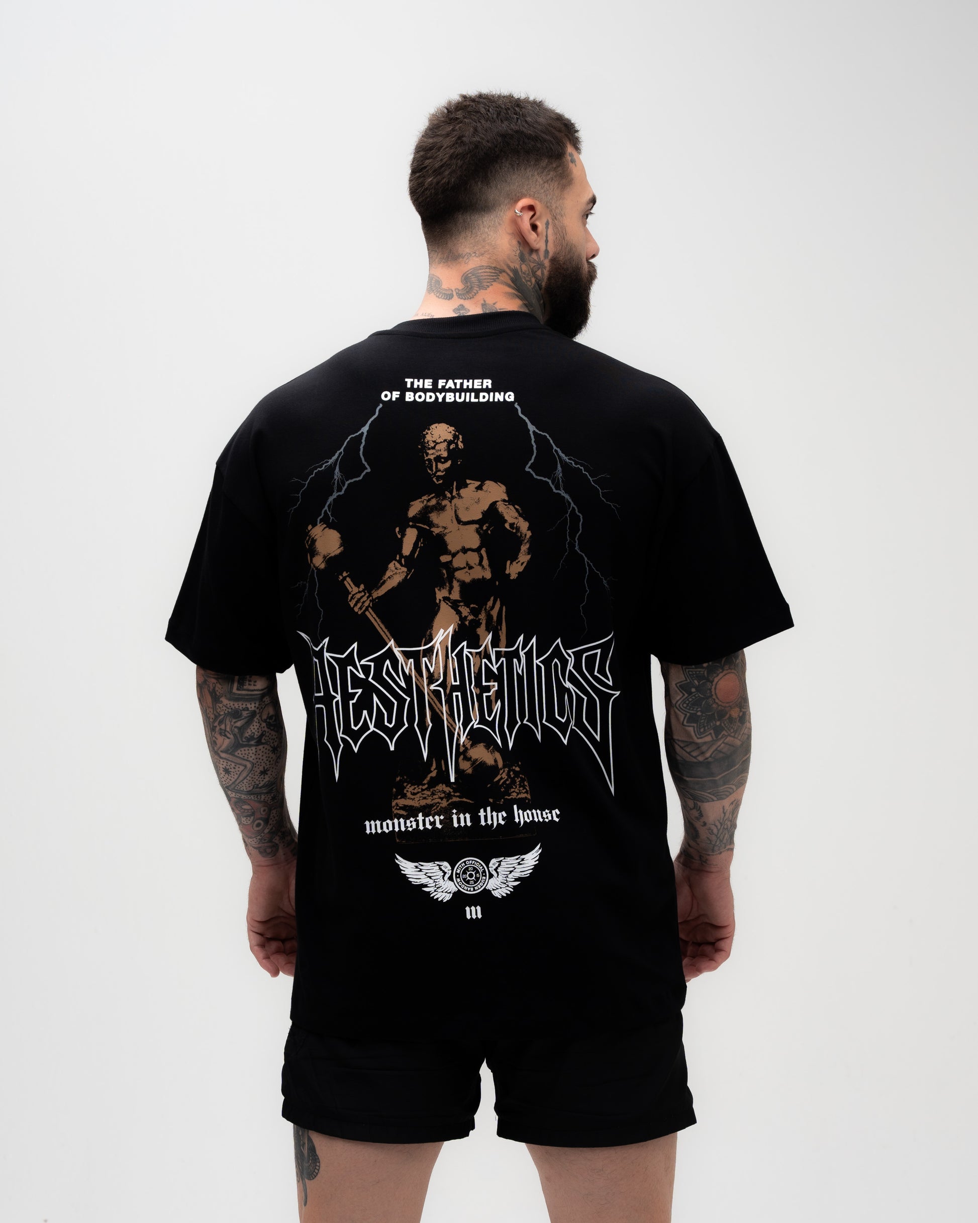 Camiseta <strong>Oversized Treino</strong> Mith Sandow Preto