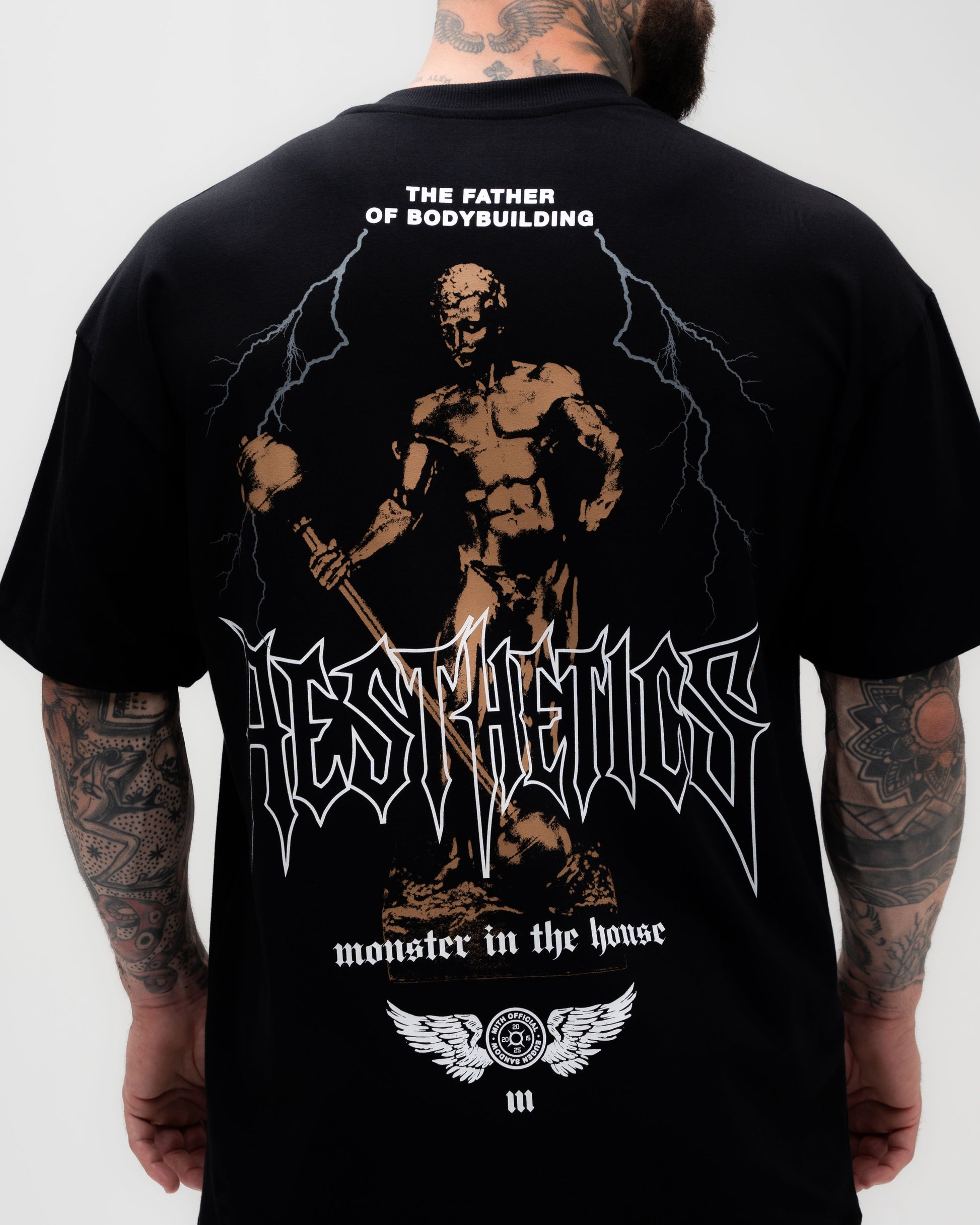 Camiseta <strong>Oversized Treino</strong> Mith Sandow Preto