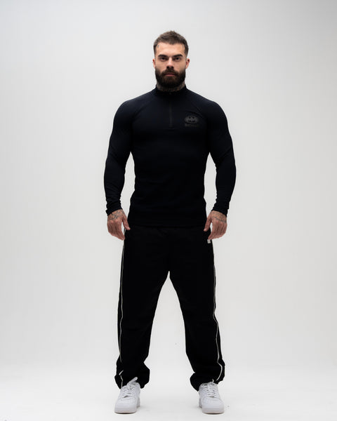 Camiseta <strong>Manga Longa Compressão Pro</strong> Mith x Batman Insignia Preto