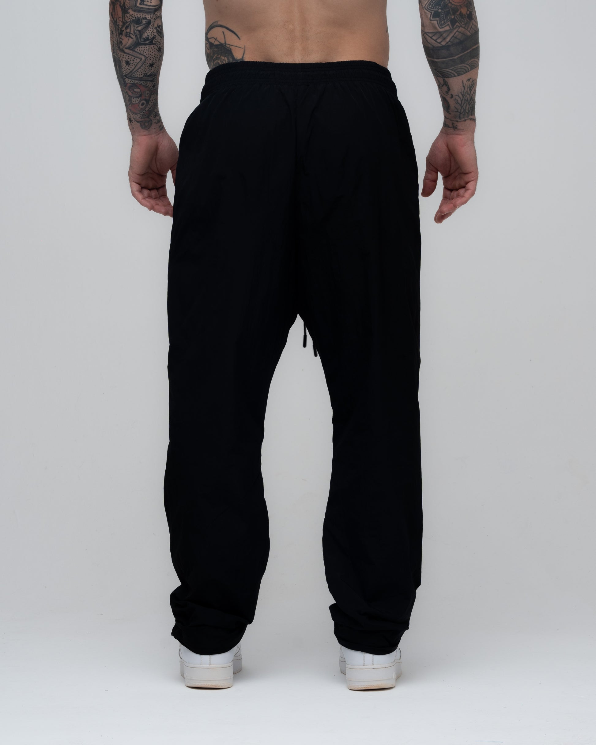 Calça de Tactel Dupla Oversized Mith Street Fighter Preto