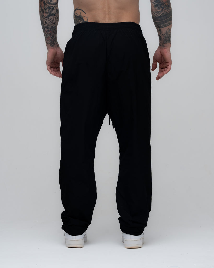 Calça de Tactel Dupla Oversized Mith Street Fighter Preto