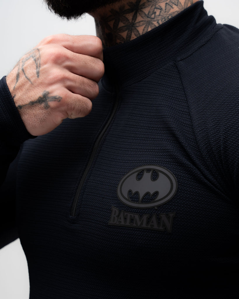 Camiseta <strong>Manga Longa Compressão Pro</strong> Mith x Batman Insignia Preto