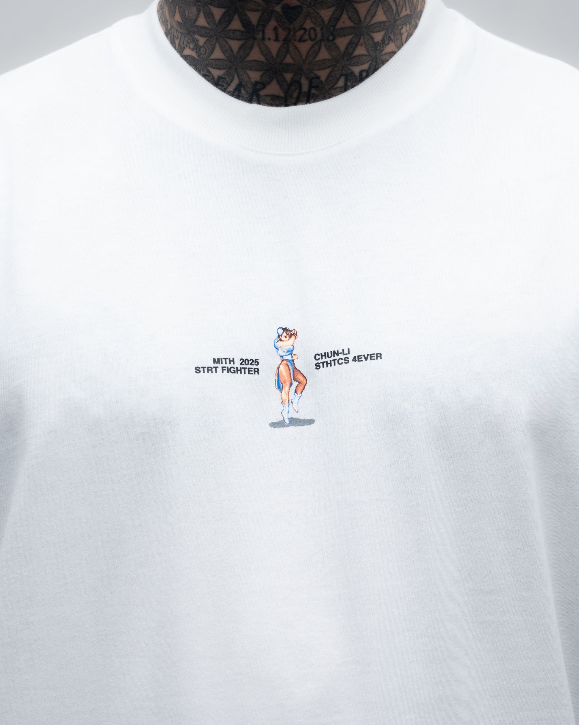 Camiseta Street Fighter Chun Li Off White