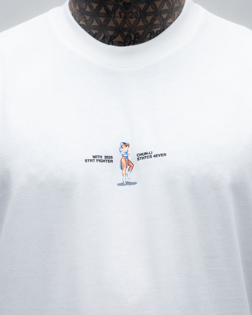 Camiseta Street Fighter Chun Li Off White