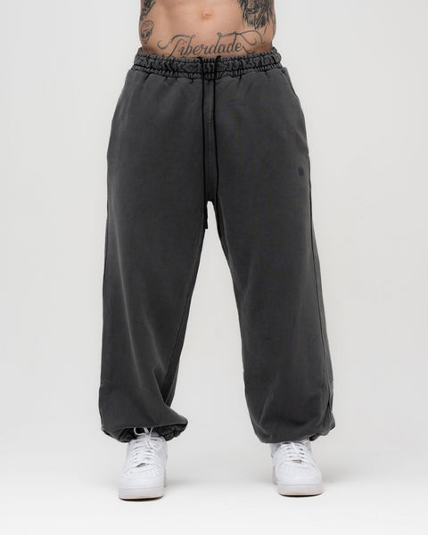 Calça Moletom Overdized Estonada Preto