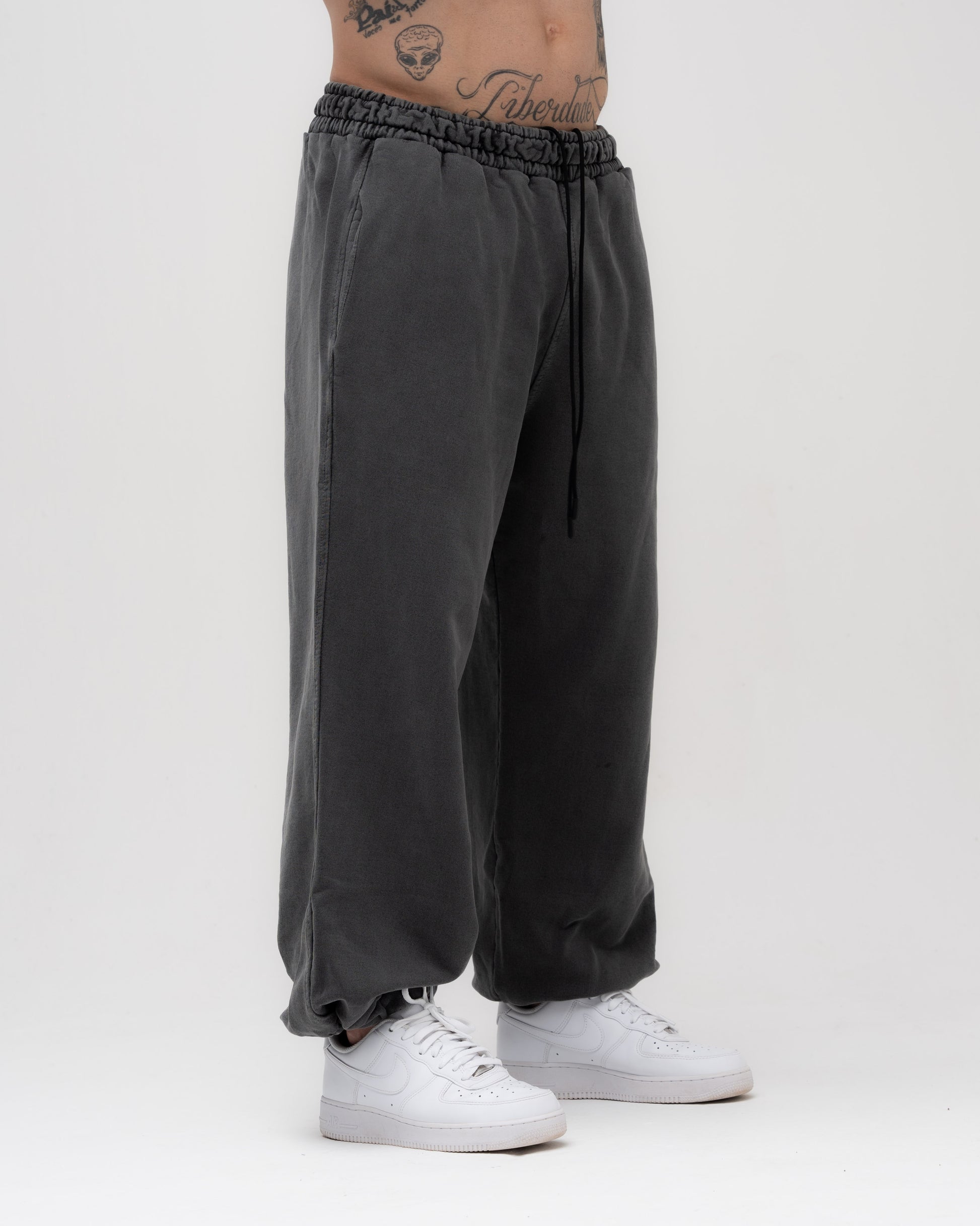 Calça Moletom Overdized Estonada Preto