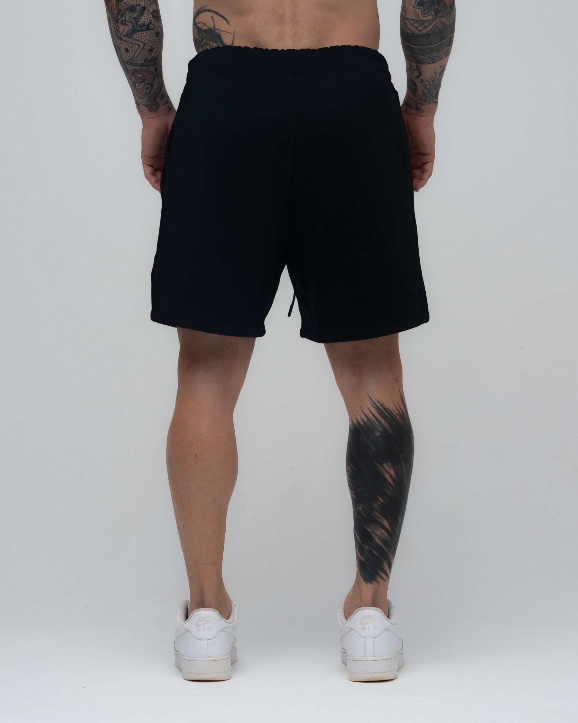 Bermuda de Moletom Mith Nation Logo Preto