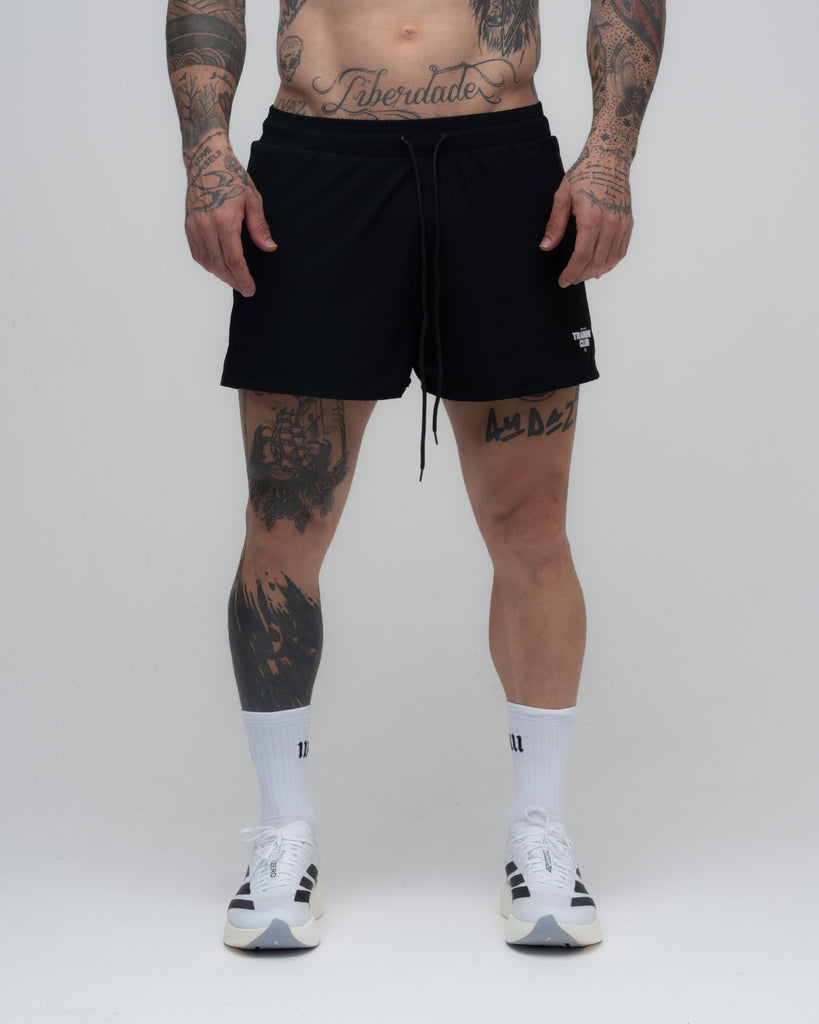 Shorts de Tactel Running Mith Nation Preto