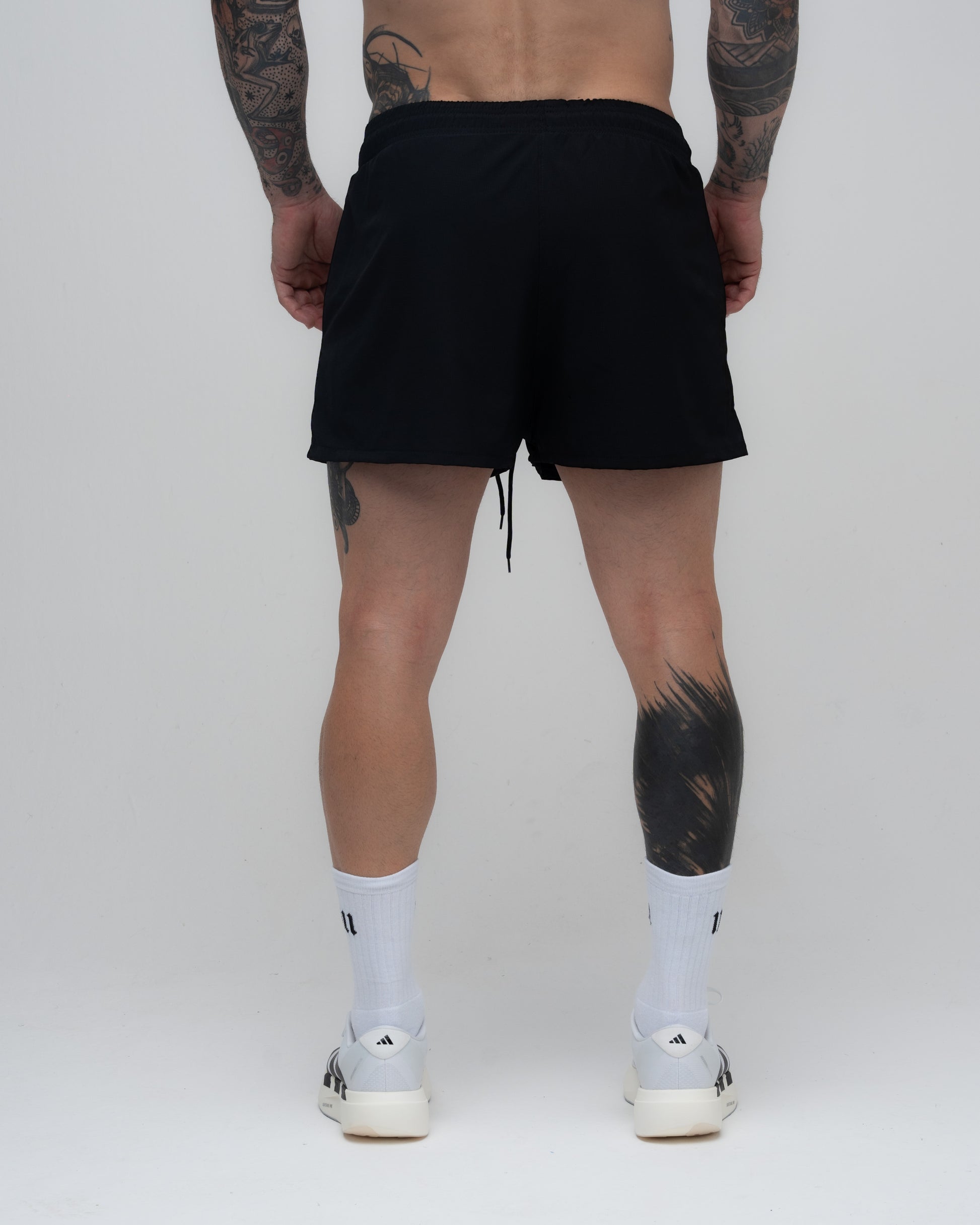 Shorts de Tactel Running Mith Nation Preto