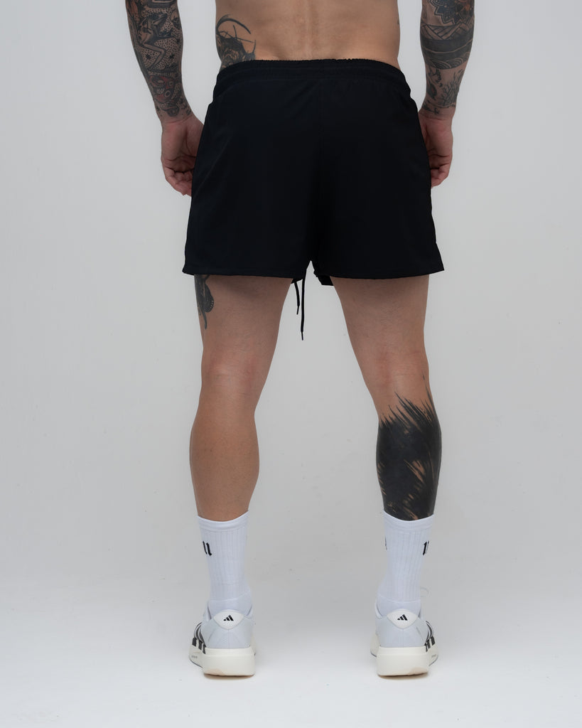 Shorts de Tactel Running Mith Nation Preto