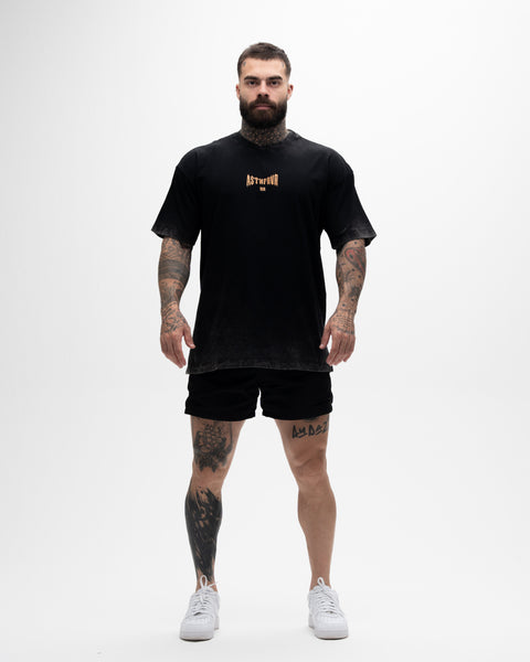 Camiseta <strong>Oversized Estonada Premium </strong>Mith X Superman Aesthetics Forever Preto