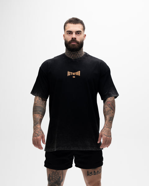 Camiseta <strong>Oversized Estonada Premium </strong>Mith X Superman Aesthetics Forever Preto
