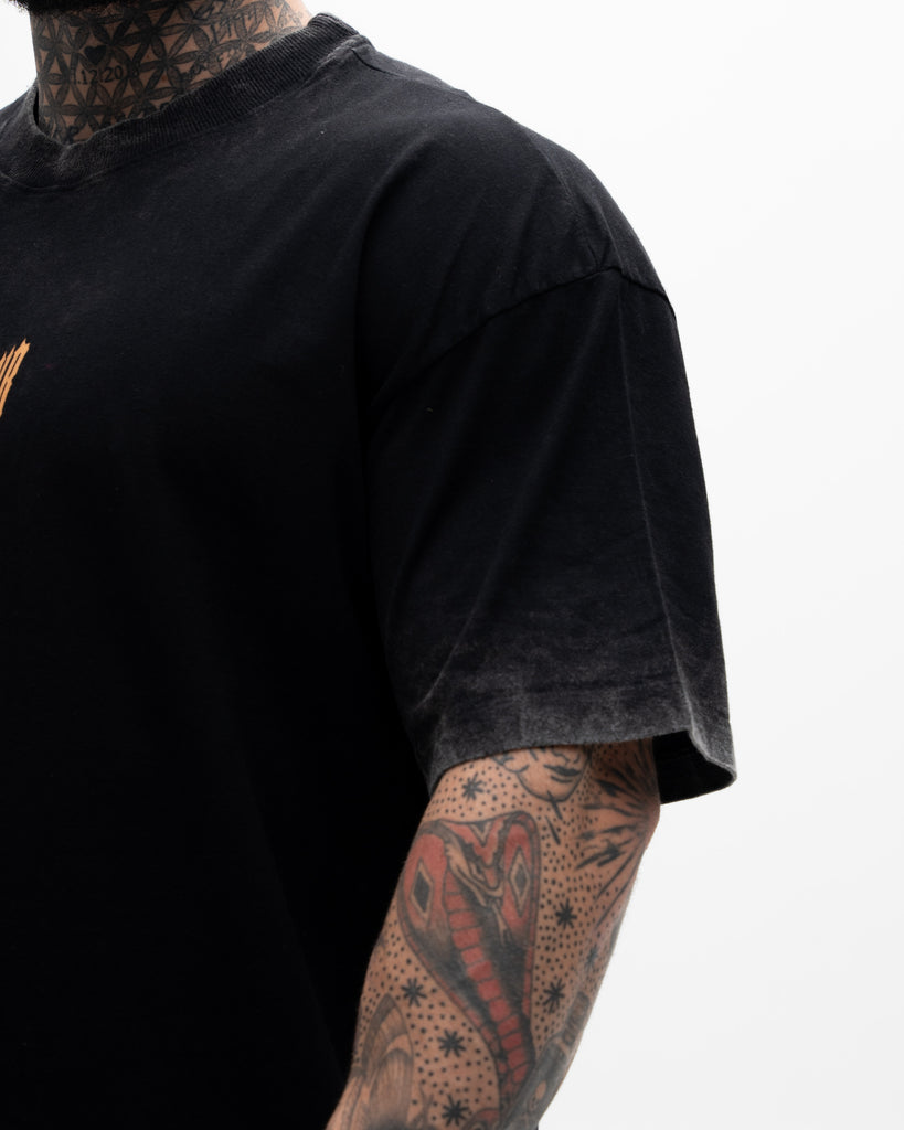 Camiseta <strong>Oversized Estonada Premium </strong>Mith X Superman Aesthetics Forever Preto