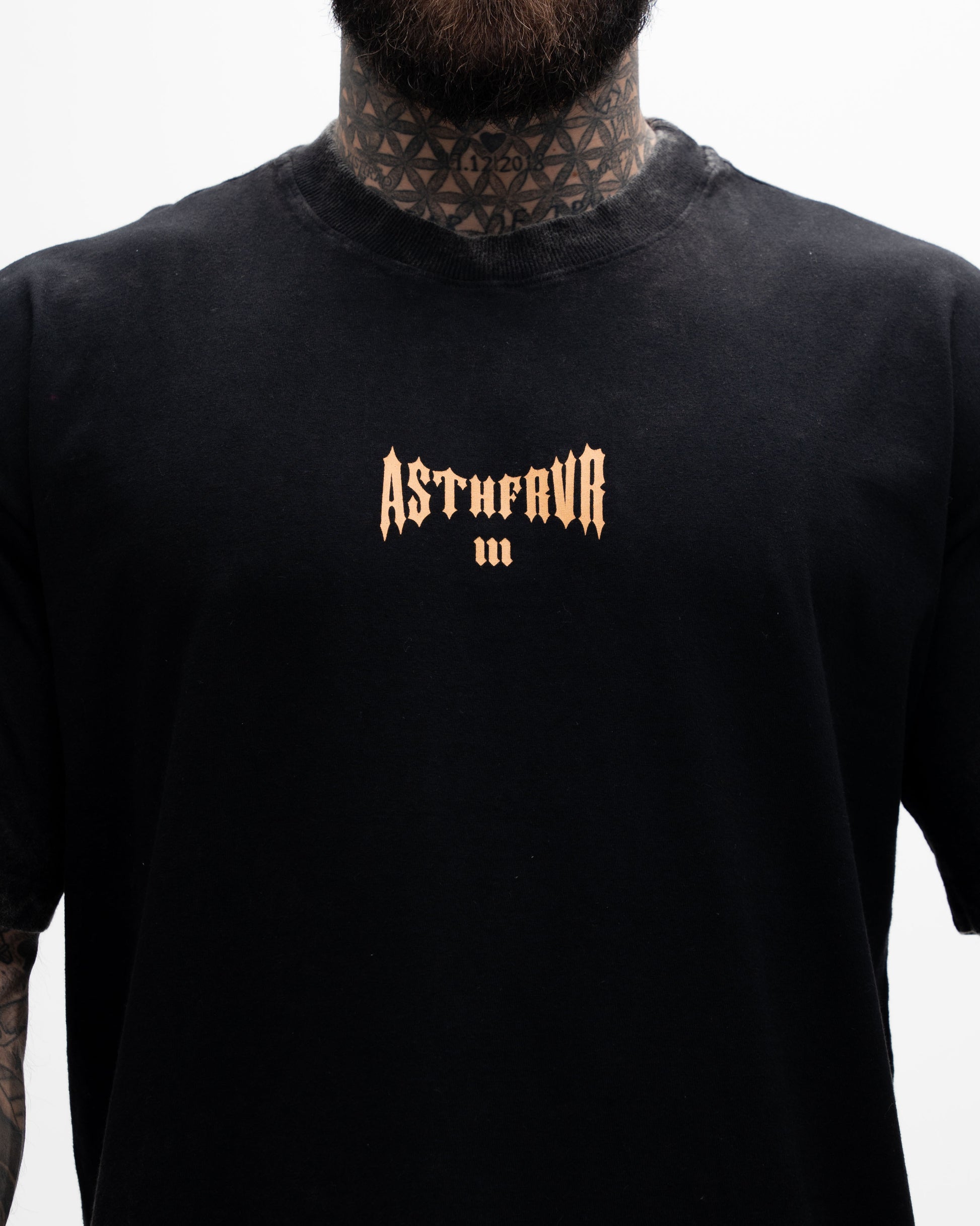 Camiseta <strong>Oversized Estonada Premium </strong>Mith X Superman Aesthetics Forever Preto