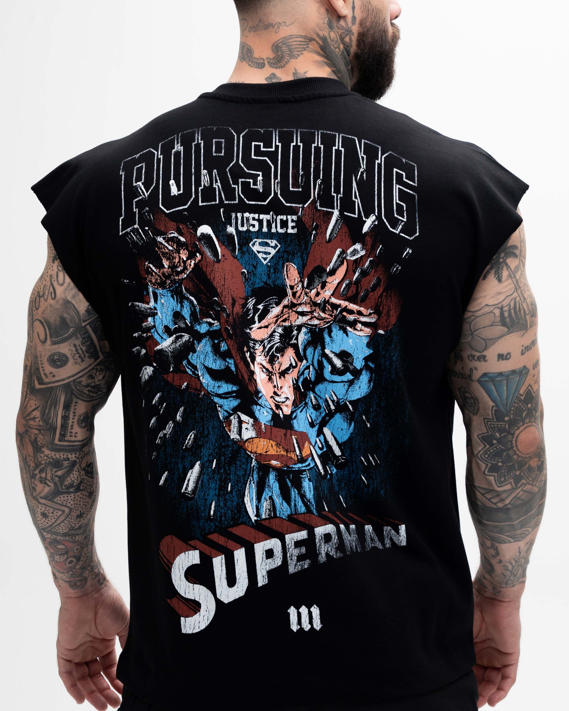 Regata <strong>Box Heavy </strong>Mith X Superman Justice Preto