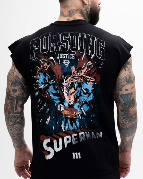 Regata <strong>Box Heavy </strong>Mith X Superman Justice Preto