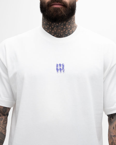 Camiseta <strong>Oversized Heavy </strong>Mith X Superman Paint Logo Off White