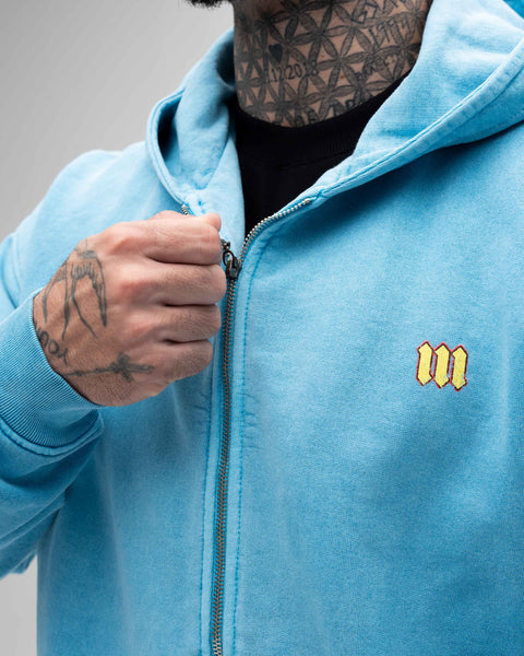 Jaqueta de <strong>Moletom Jateada </strong>Mith X Superman Azul