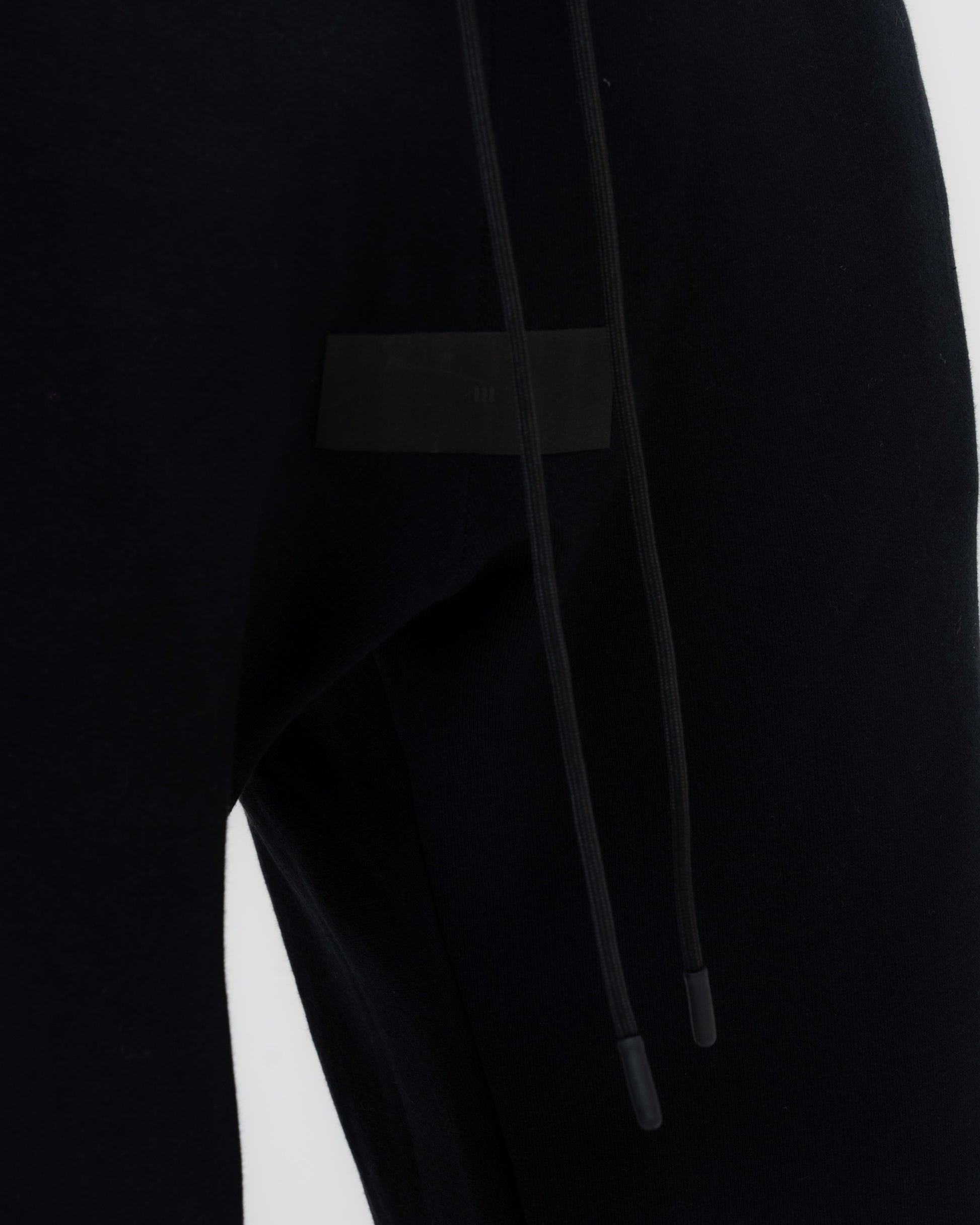 Calça de Moletom Oversized Mith Nation Label Preto