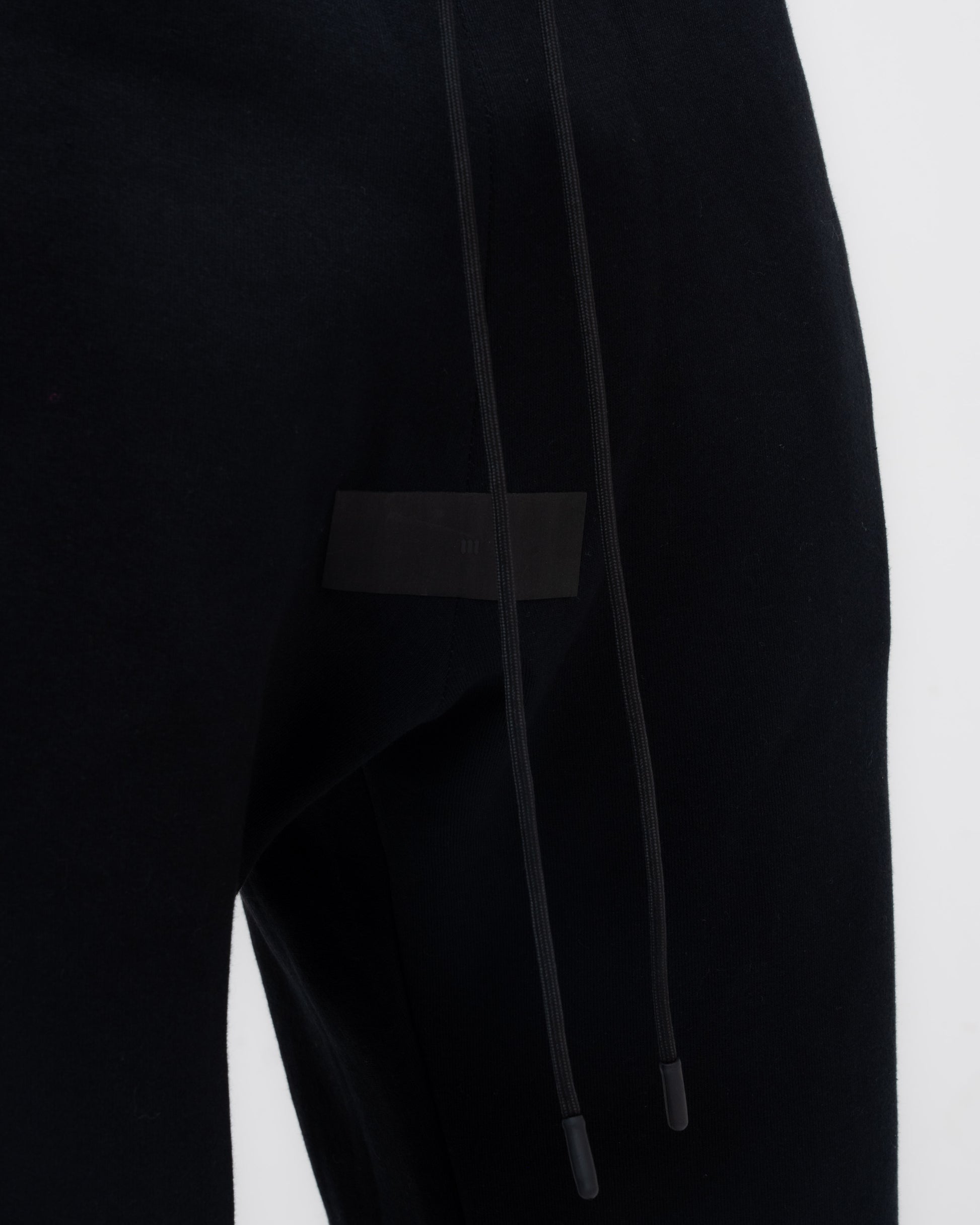 Calça de Moletom Oversized Mith Nation Label Preto