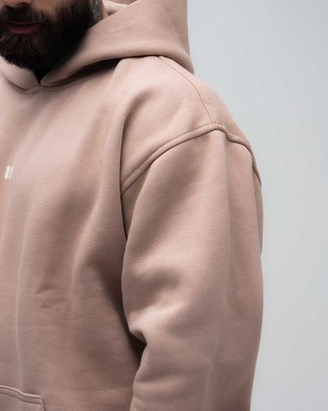 Blusa de Moletom Oversized Capuz Mith Nation Bege