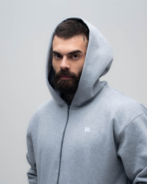 Jaqueta de Moletom Logo Mescla