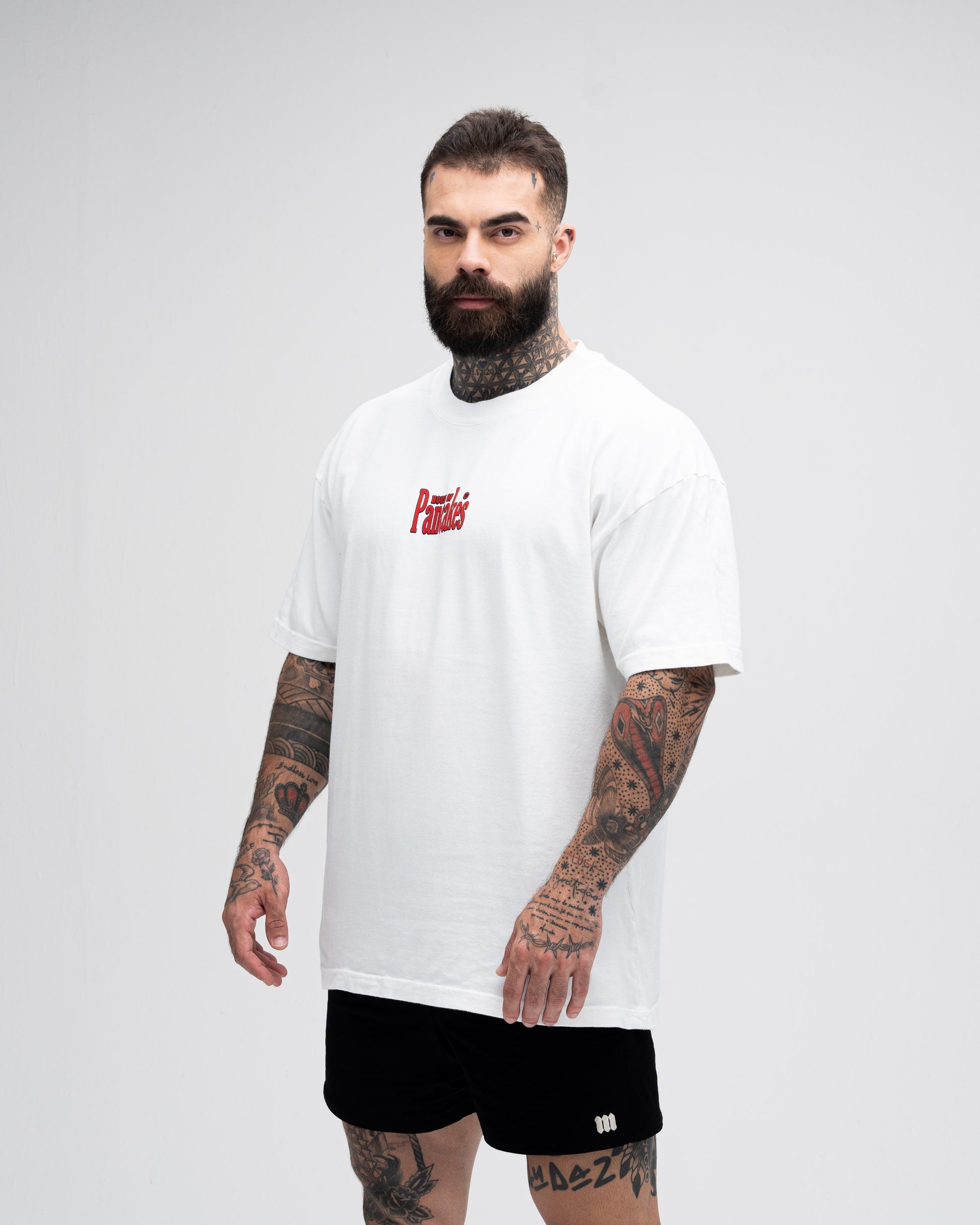 Camiseta Oversized Mith Pancakes Off White