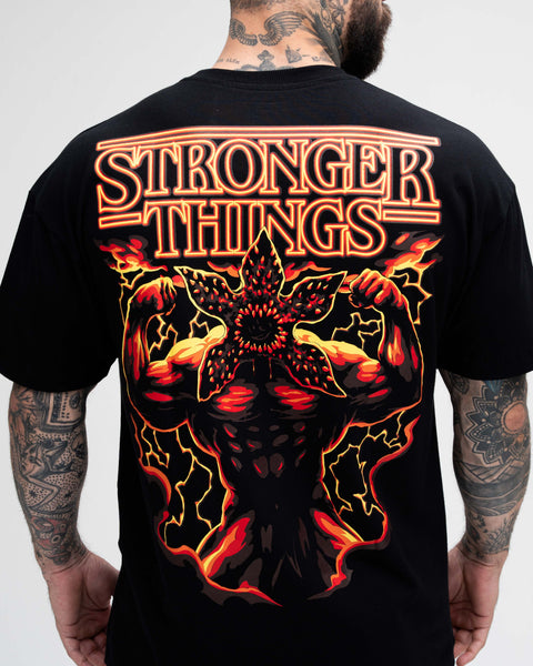 Camiseta <strong>Oversized Treino</strong> Mith Stronger Things Preto