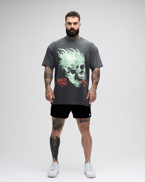 Camiseta Oversized Estonada Mith Under Dogs Preto