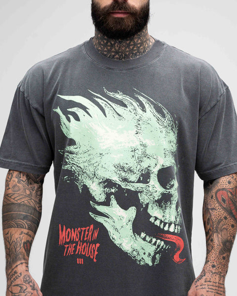 Camiseta Oversized Estonada Mith Under Dogs Preto