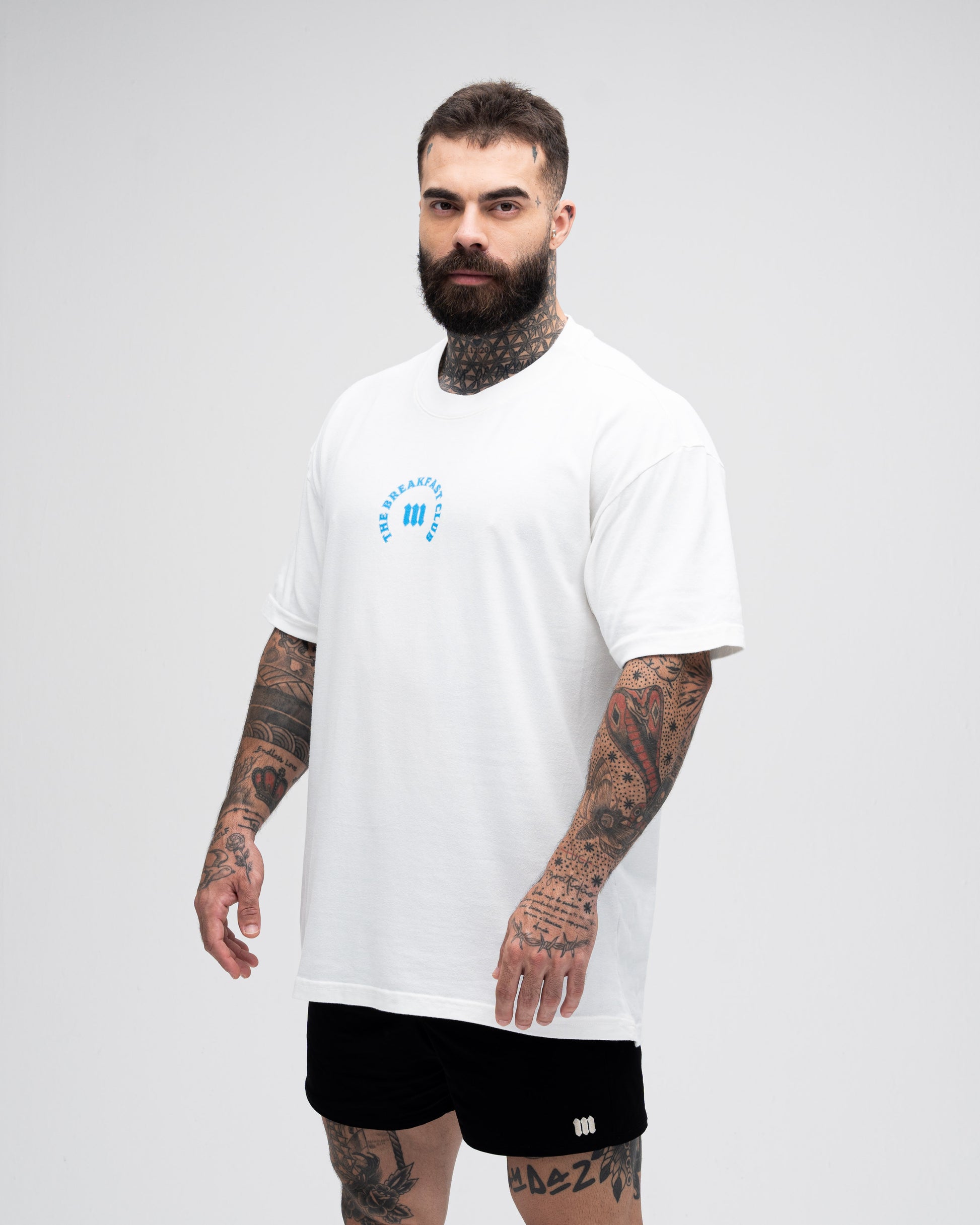 Camiseta Oversized Mith The Breakfast Off White