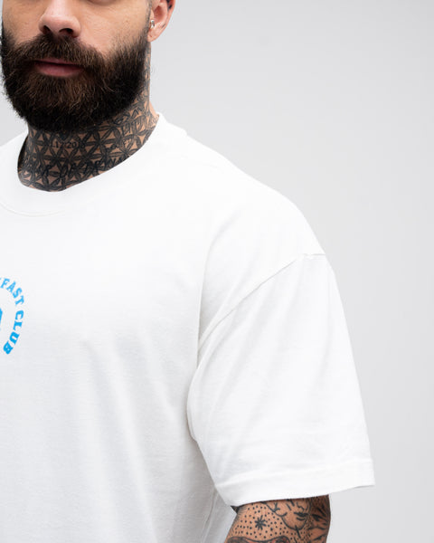 Camiseta Oversized Mith The Breakfast Off White