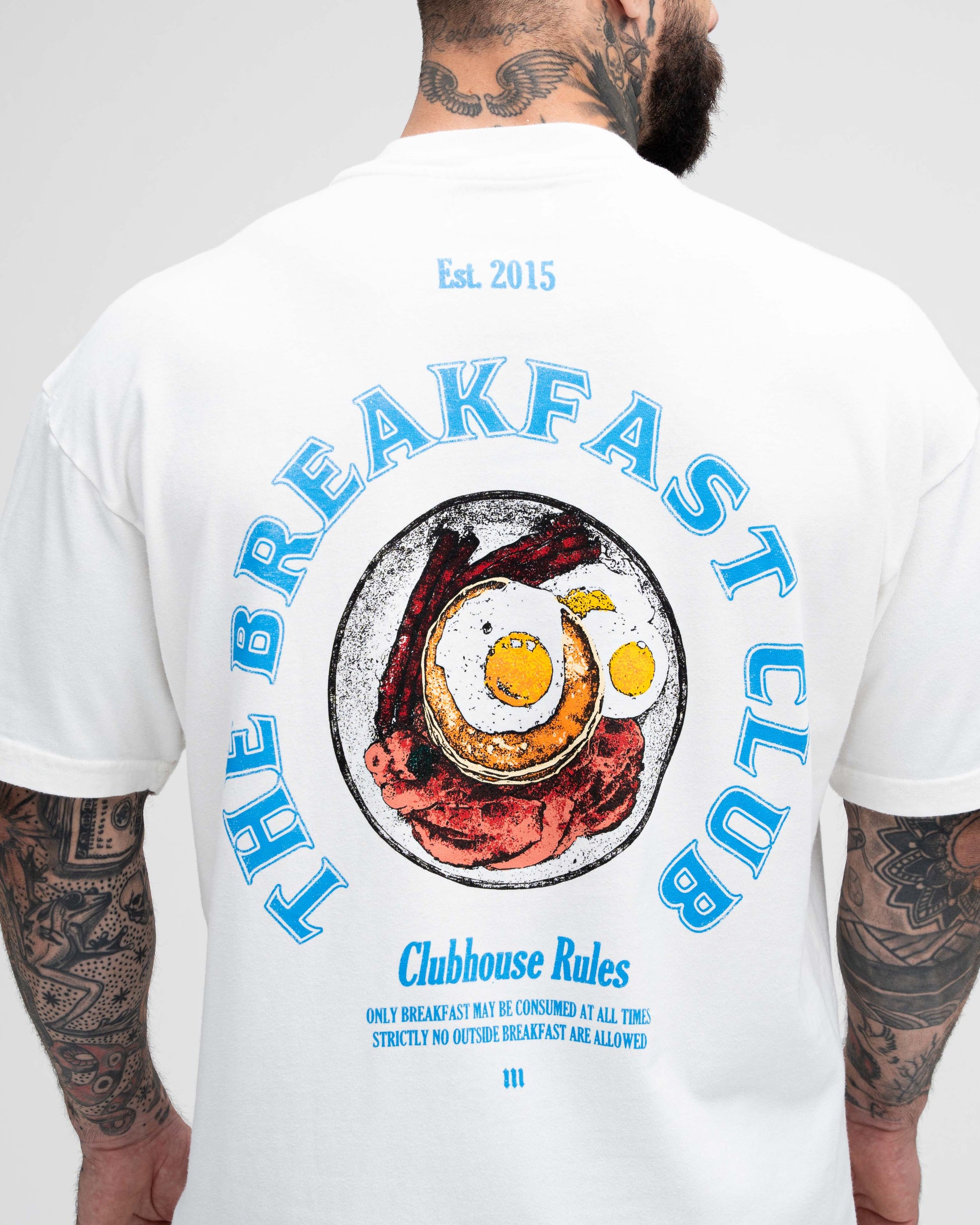 Camiseta Oversized Mith The Breakfast Off White