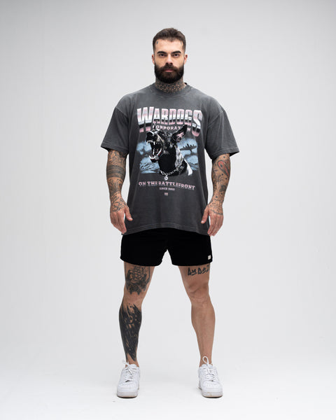 Camiseta Oversized Estonada Mith Wardogs Preto
