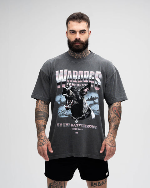 Camiseta Oversized Estonada Cinza Mith Wardogs