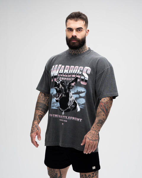 Camiseta Oversized Estonada Mith Wardogs Preto