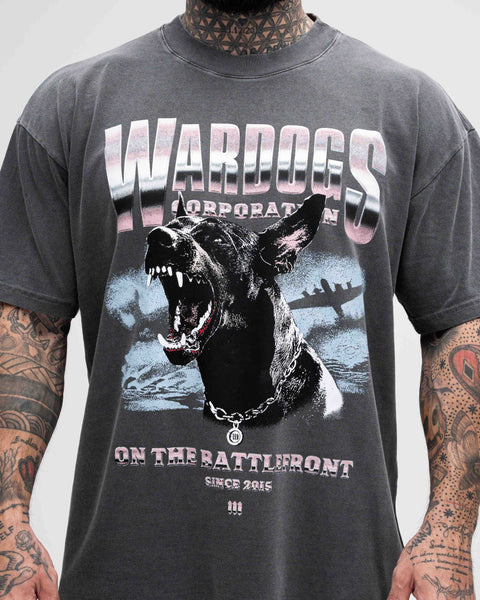 Camiseta Oversized Estonada Mith Wardogs Preto