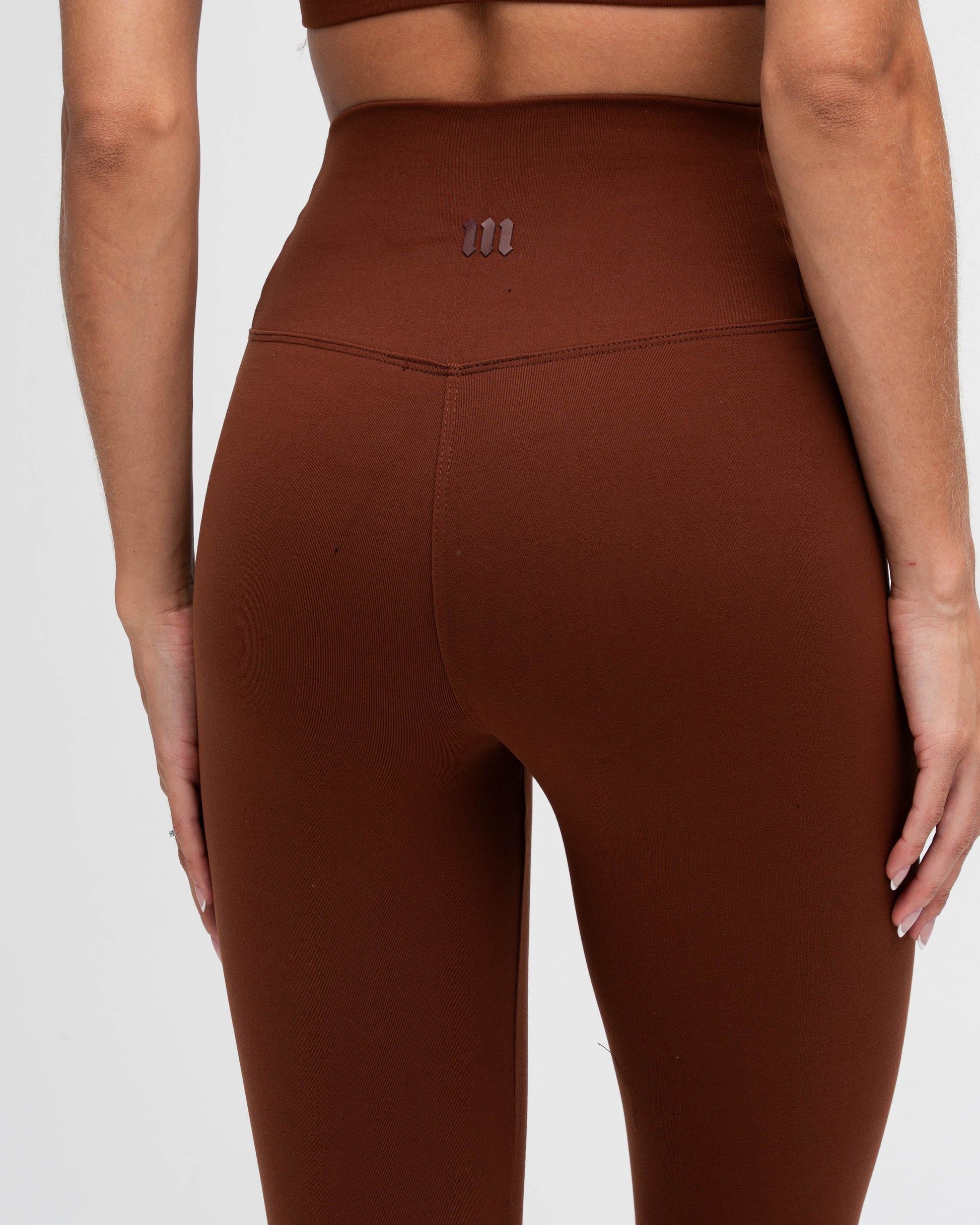 Legging Feminino Cós Alto Training Club Marrom