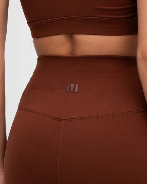 Legging Feminino Cós Alto Training Club Marrom