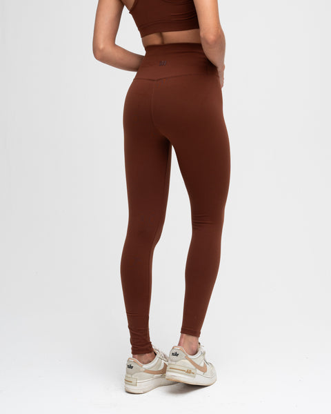 Legging Feminino Cós Alto Training Club Marrom