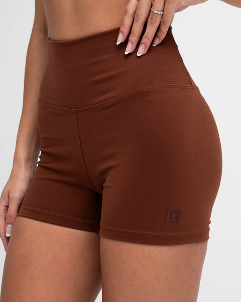 Shorts Legging Mith Training Club Marrom