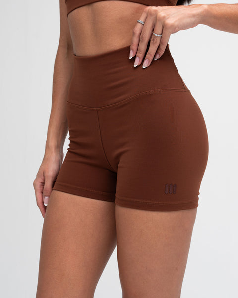 Shorts Legging Mith Training Club Marrom