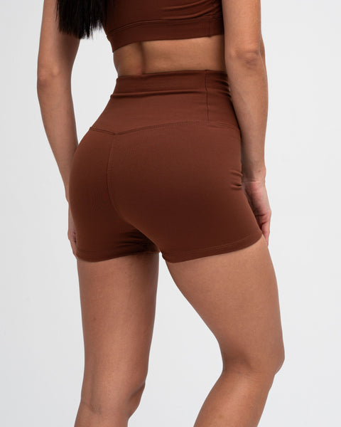 Shorts Legging Mith Training Club Marrom