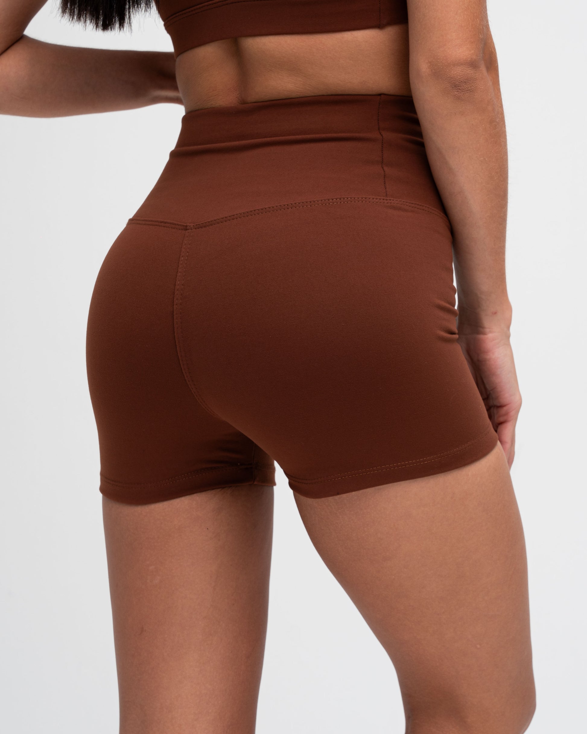 Shorts Legging Mith Training Club Marrom