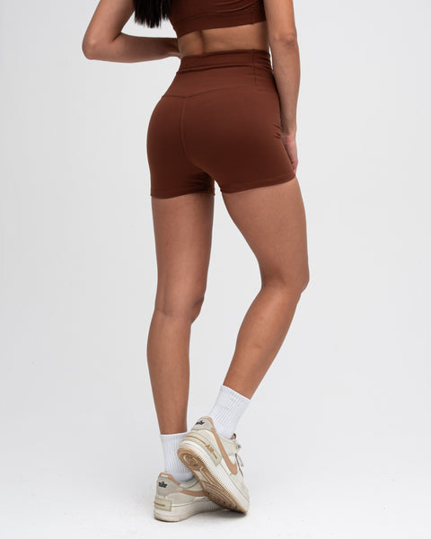 Shorts Legging Mith Training Club Marrom